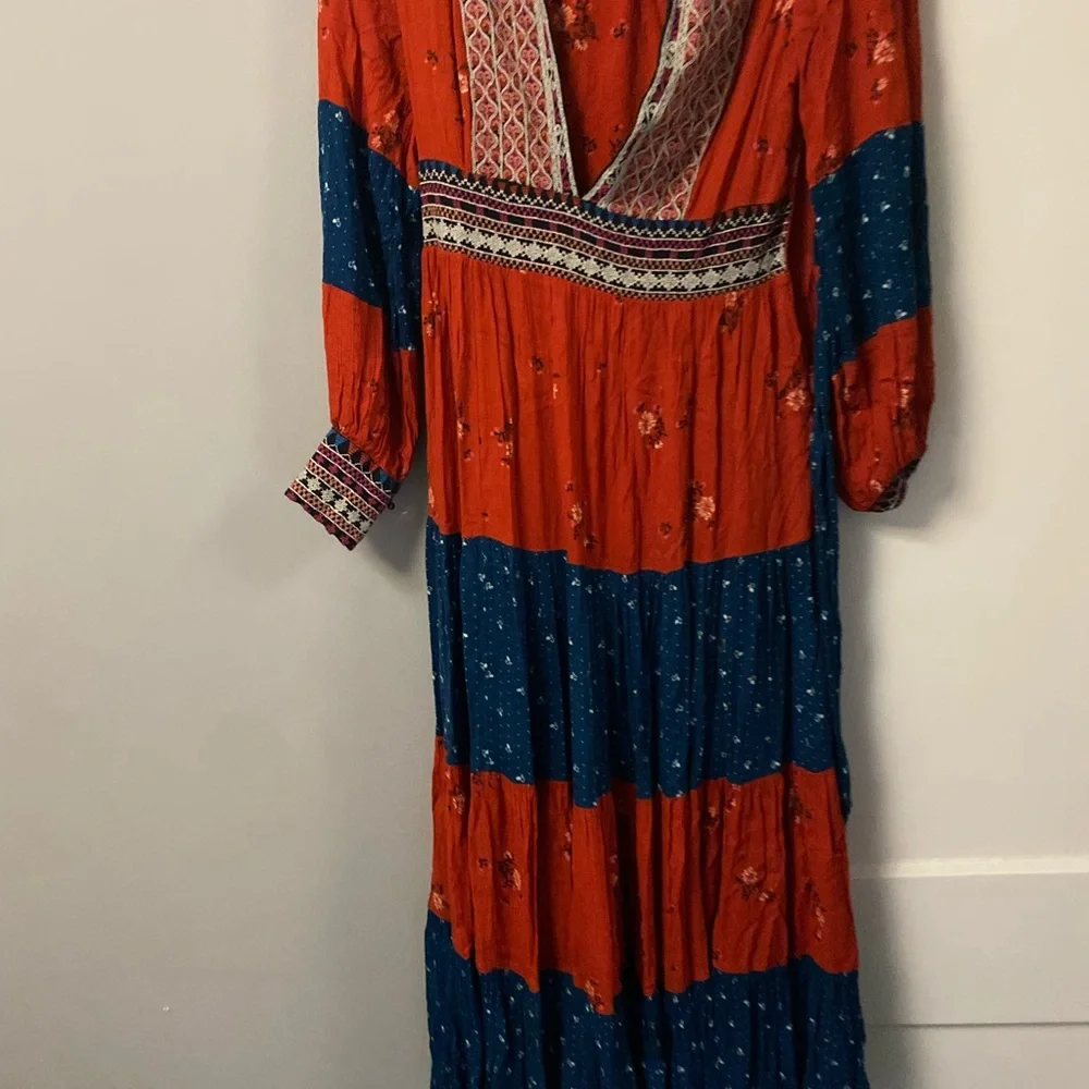 Free People Vibrant Long Sleeve Dress - Picture 1 of 12